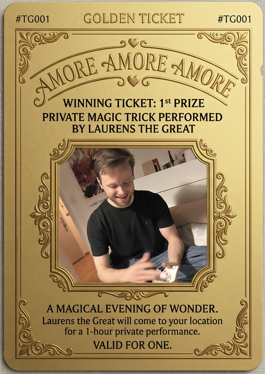Golden Ticket — Magie mit Laurens the Great